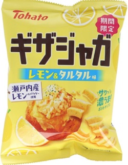 東ハト　ギザジャガ　レモン＆タルタル味